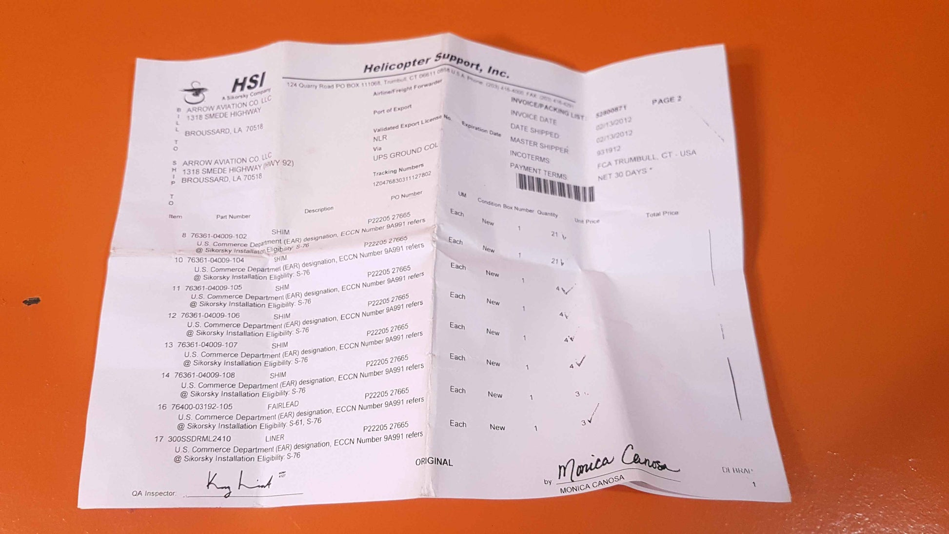 76361-04009-102 Shim