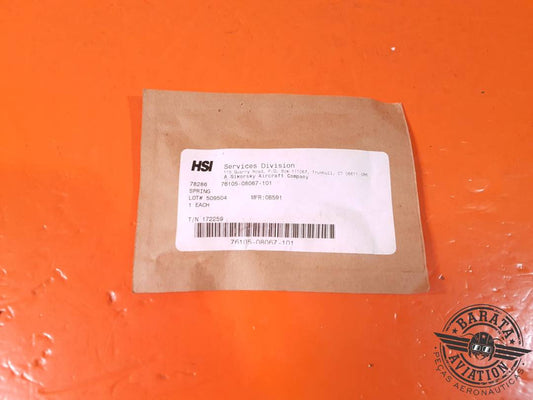 SPRING NEW SURPLUS P/N: 76105-08067-101