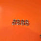 SET WITH 8 BUSHING FLANGED PRESS FIT P/N: NAS77-4-016