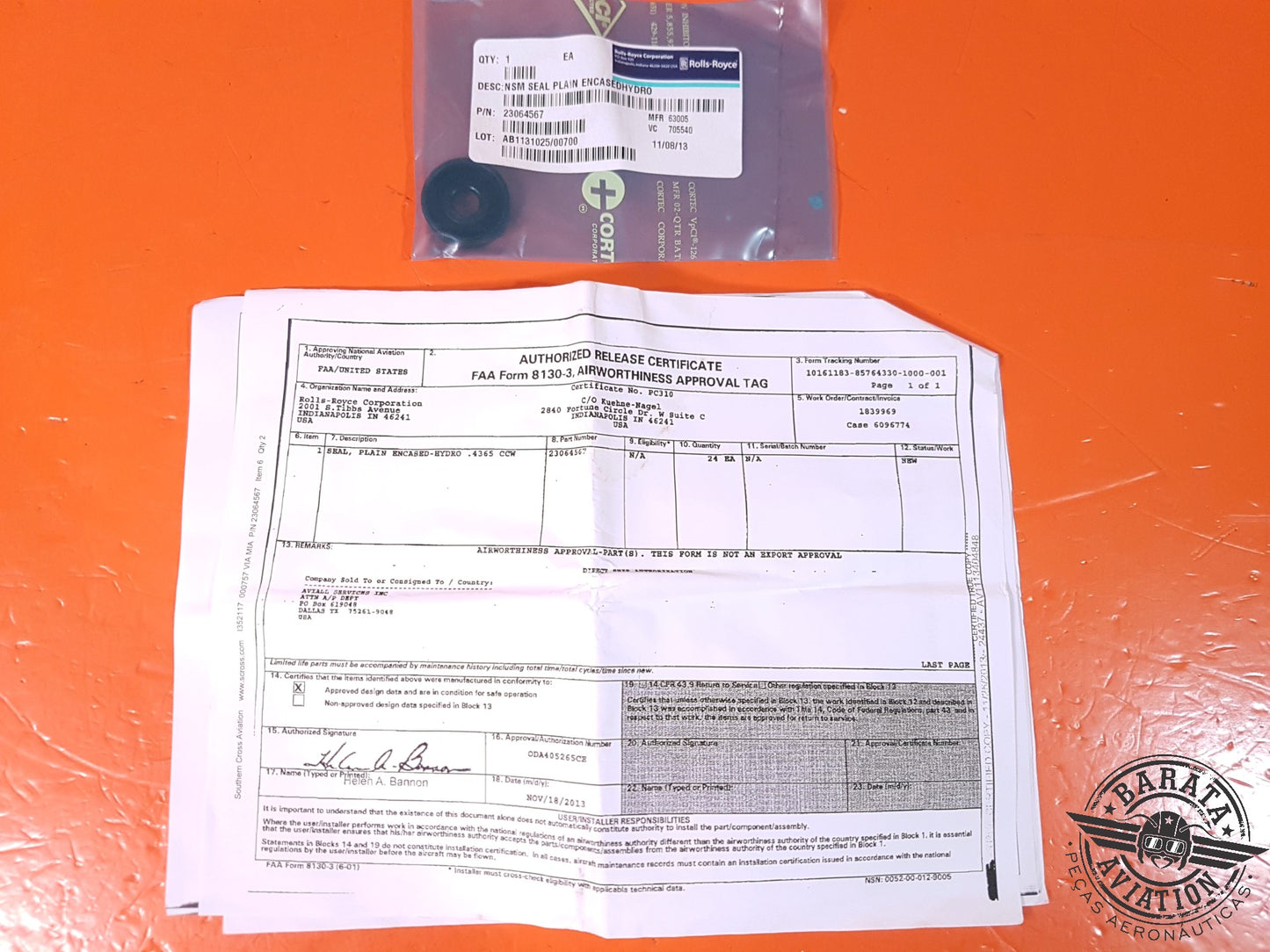 SEAL PLAIN ENCASEDHYDRO P/N: 23064567