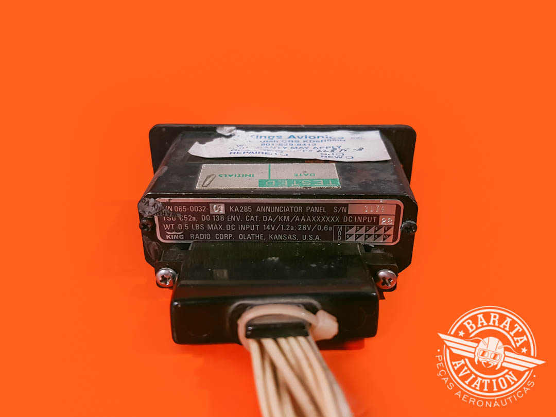 PANEL DEL ANUNCIADOR P/N: 065-0032-01