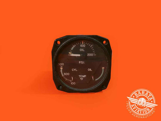 INDICATOR TRIPLE - OIL TEM P/N: 22-804-02
