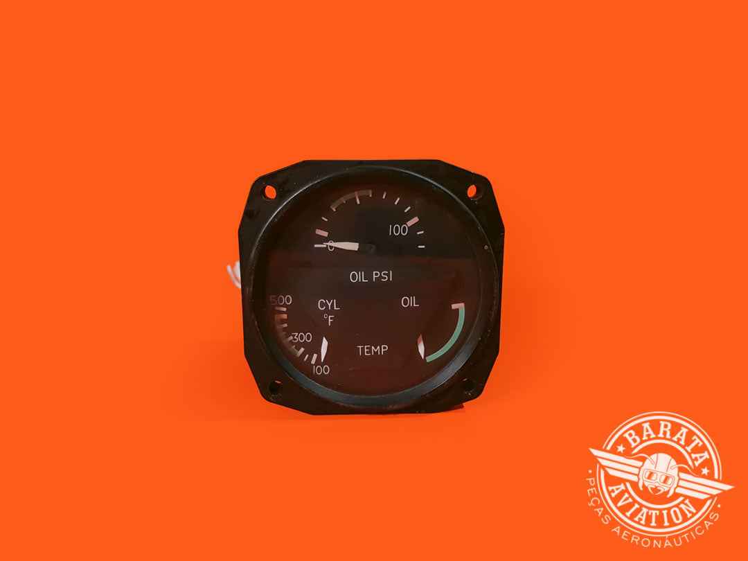 INDICATOR TRIPLE - OIL PRESS P/N: C662019-0101