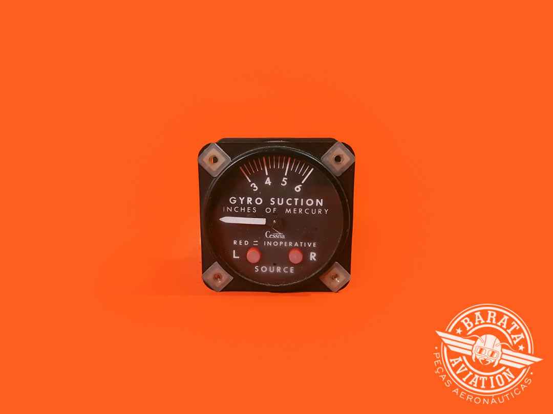 GYRO SUCTION INDICATOR GAUGE P/N: S-1435N2
