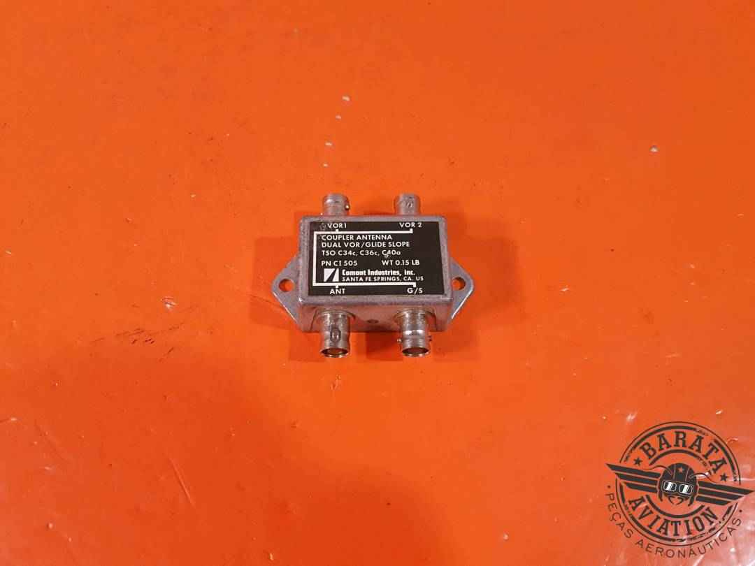 COUPLER ANTENNA DUAL VOR/GLIDE SLOPE  P/N: CI505  CADA UNIDADE
