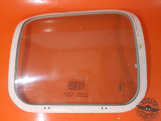 002-430053-38 WINDOW ASSY-RH CABIN/ OPENABLE /THIN GLASS EMERGENCY EXIT - GREEN