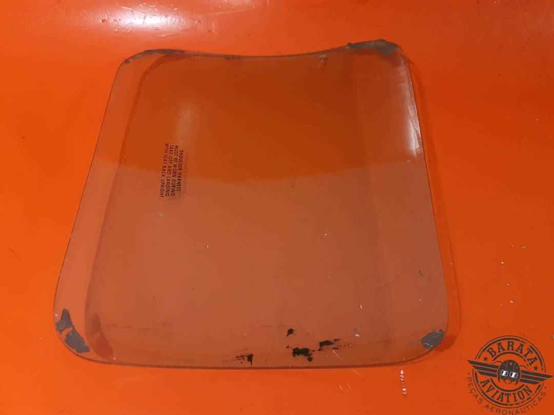 36-430011-107 BEECHCRAFT WINDOW-AFT UTILITY DOOR  REAR CABIN WINDOW GREEN