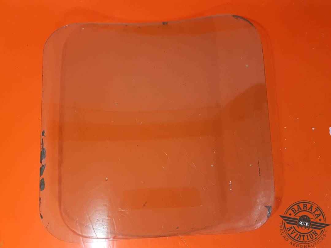 36-430011-105 BEECHCRAFT WINDOW- FWD UTILITY DOOR  GREEN REAR CABIN WINDOW