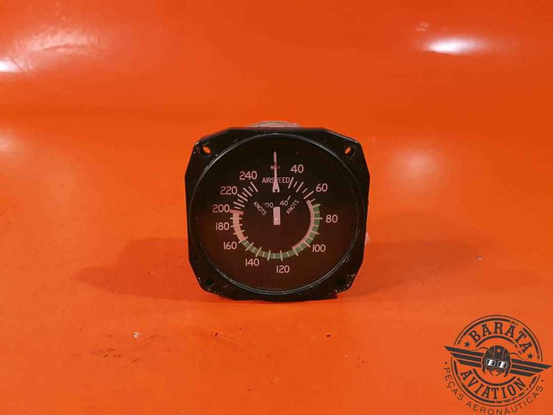EDO AIRE AIRSPEED INDICATOR RANGE 250 MPH  P/N: C661061-0201