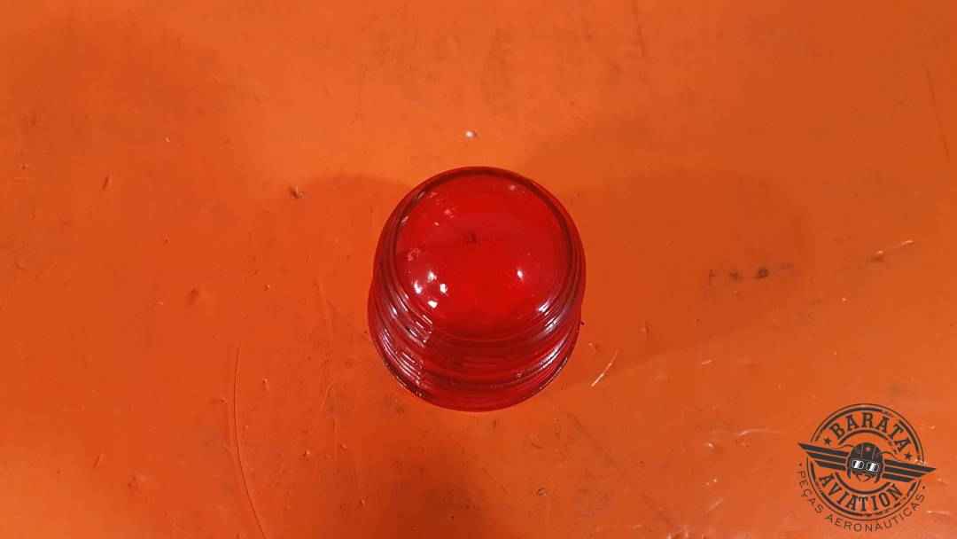 C17325 Flashing Beacon  Red Lens Dome