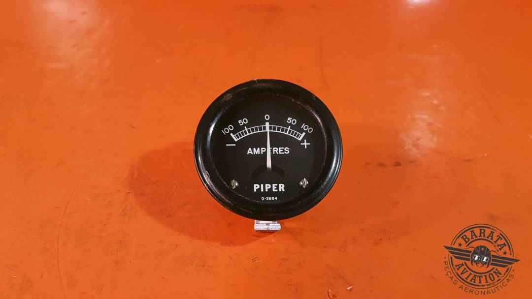 D-2684 Piper Ammeter - Range: -100 to +100 