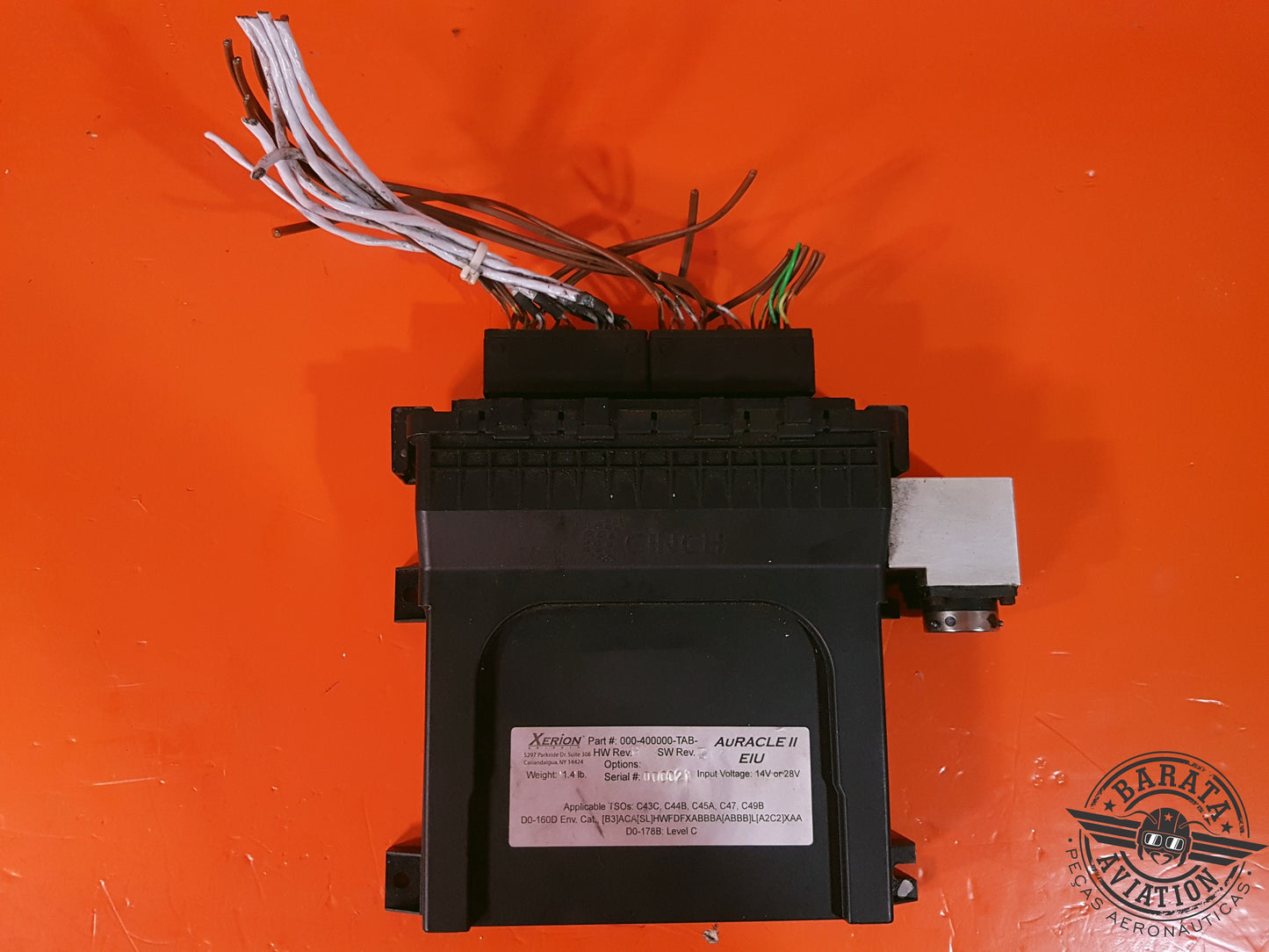 XERION AURACLE II EIU ENGINE MANAGEMENT UNIT 14/28volts FOR PARTS NOT WORKING WAS DIPPED IN SALT WATER.