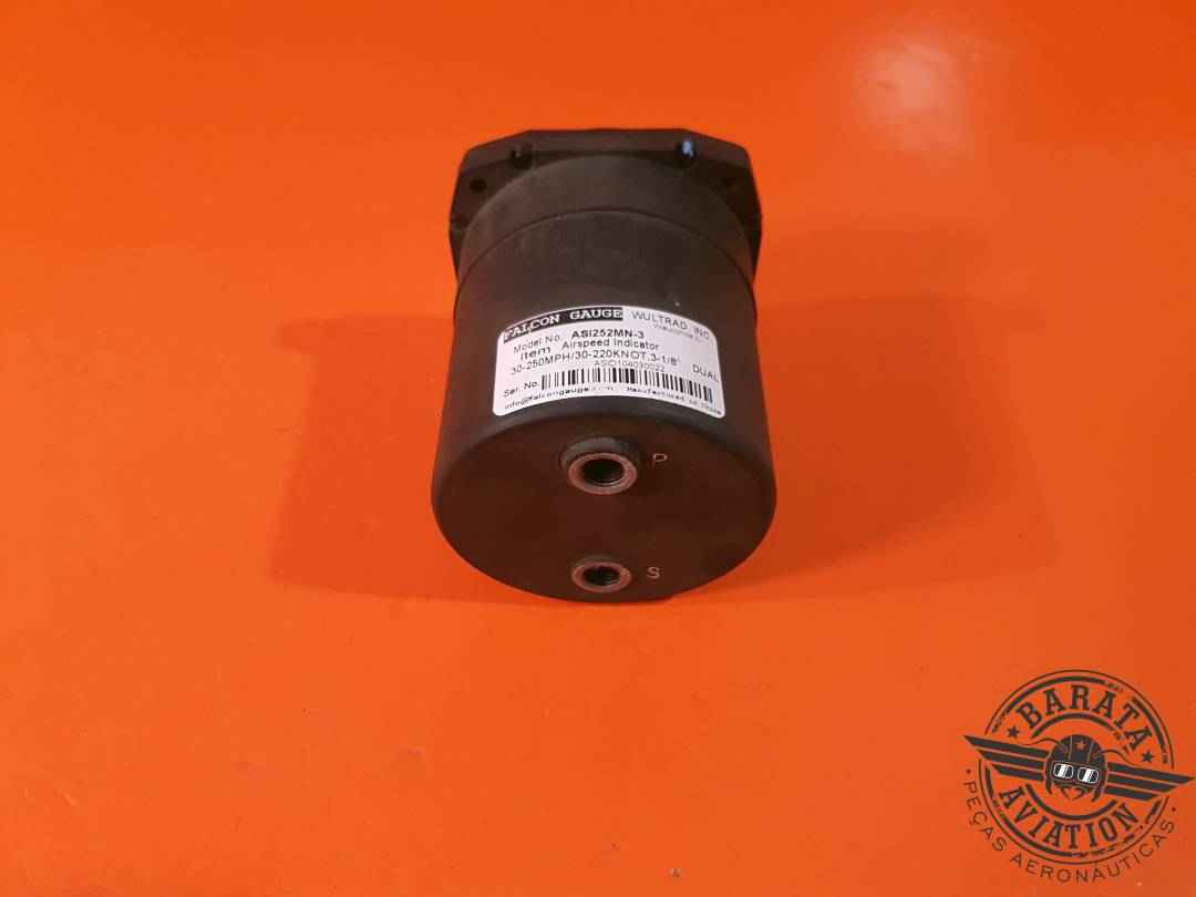 AIRSPEED INDICATOR (FALCON GAUGE) P/N: ASI252MN-3