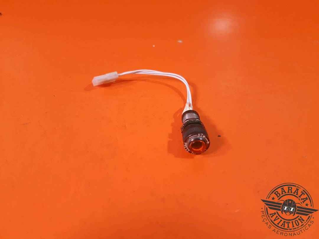 INDICATOR LIGHT PRESS TO TEST YELLOW  P/N: MS25041