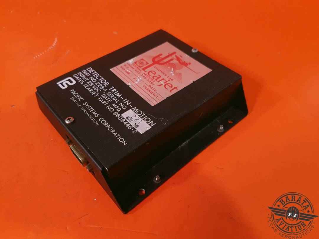 BOMBARDIER TRIM IN-MOTION DETECTOR  INPUT: 28 VDC P/N 6608446-2