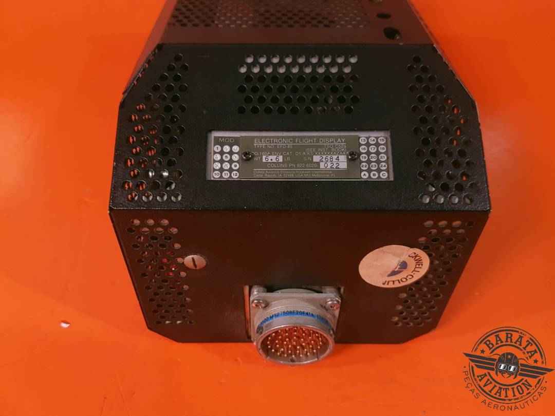 COLLINS EFD-85 ELETRONIC FLIGHT DISPLAY  P/N: 622-6020-022