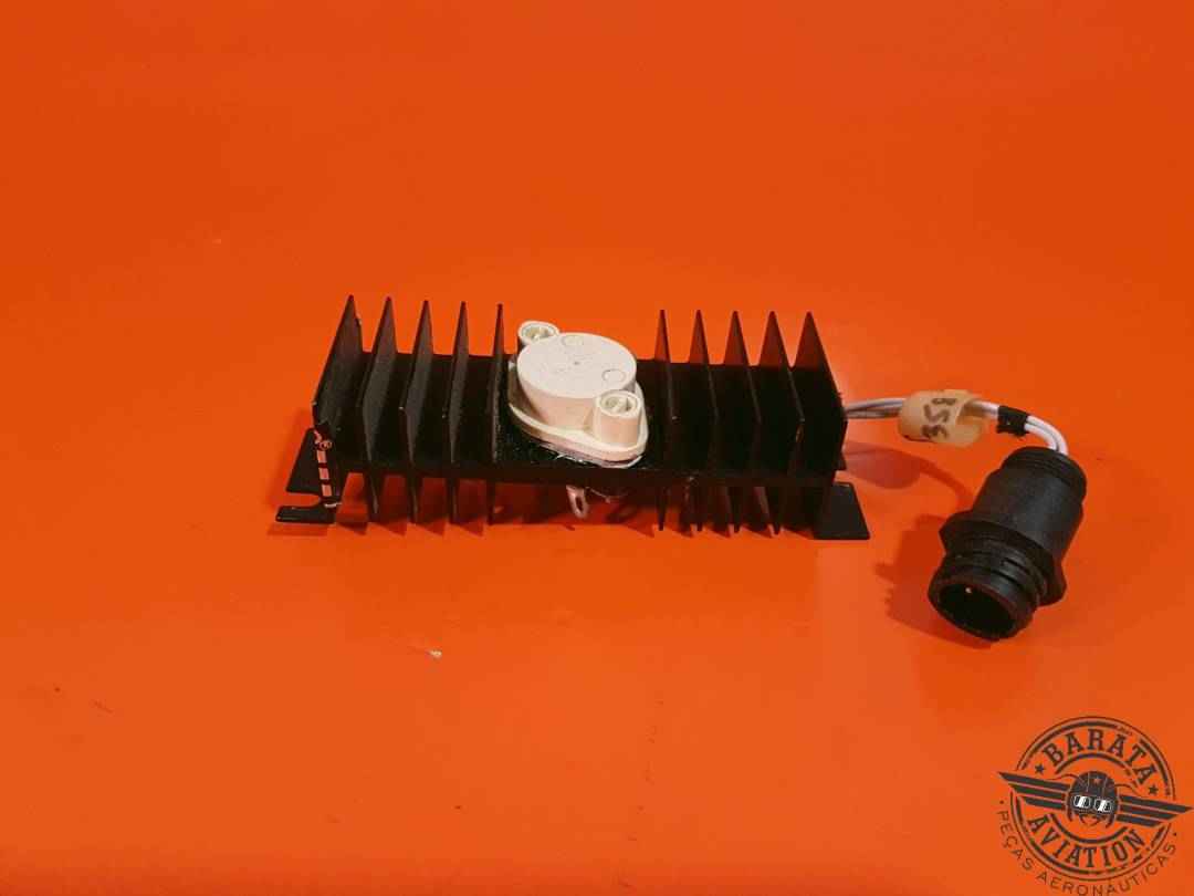 BOMBARDIER TRANSISTOR AND HEAT SINK ASSY  W/ CONNECTOR P/N: 2418142-3