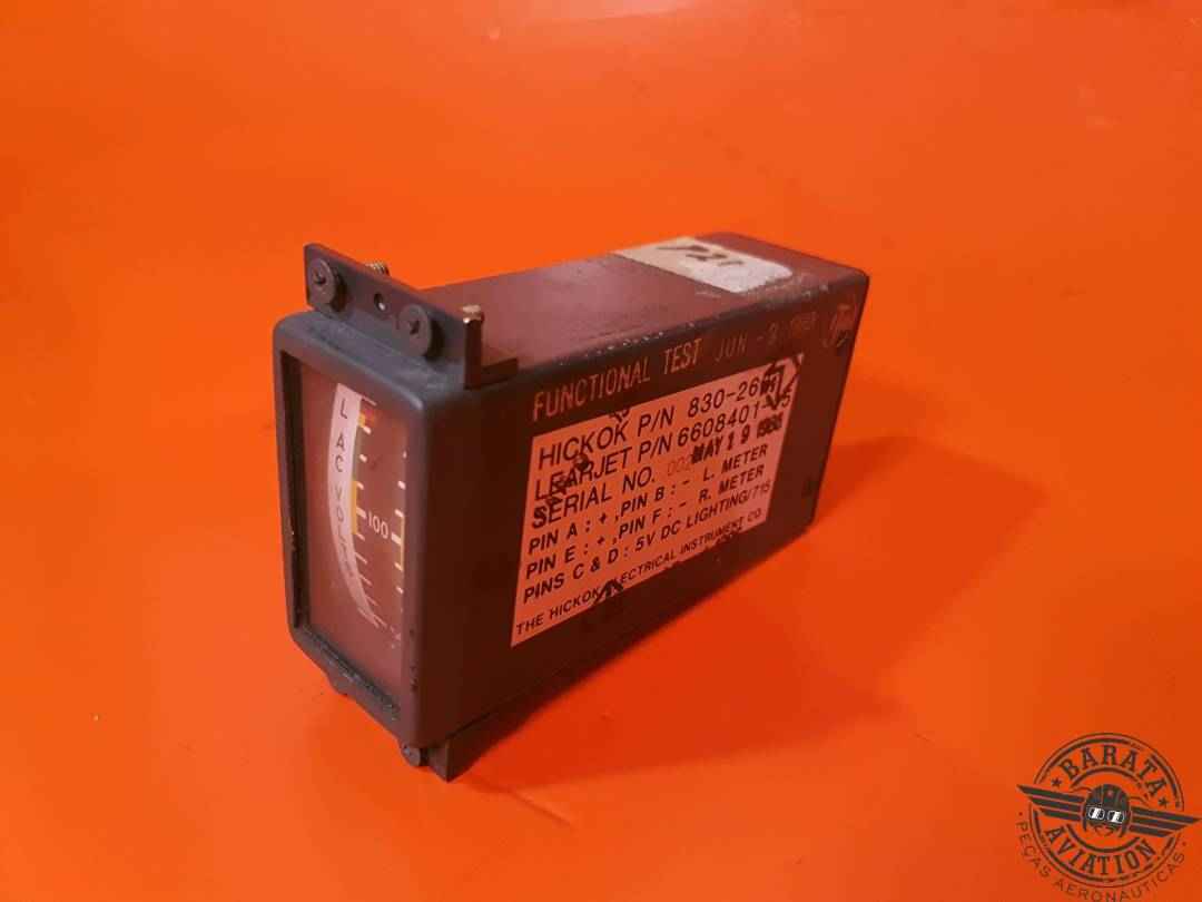 BOMBARDIER LEARJET VOLTAGE INDICATOR  P/N 6608401-15