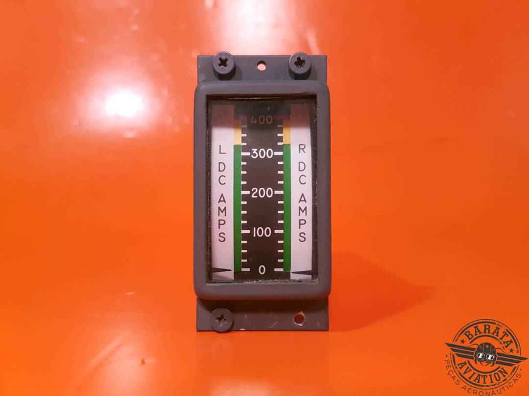 BOMBARDIER LEARJET AMMETER  P/N: 6608401-17