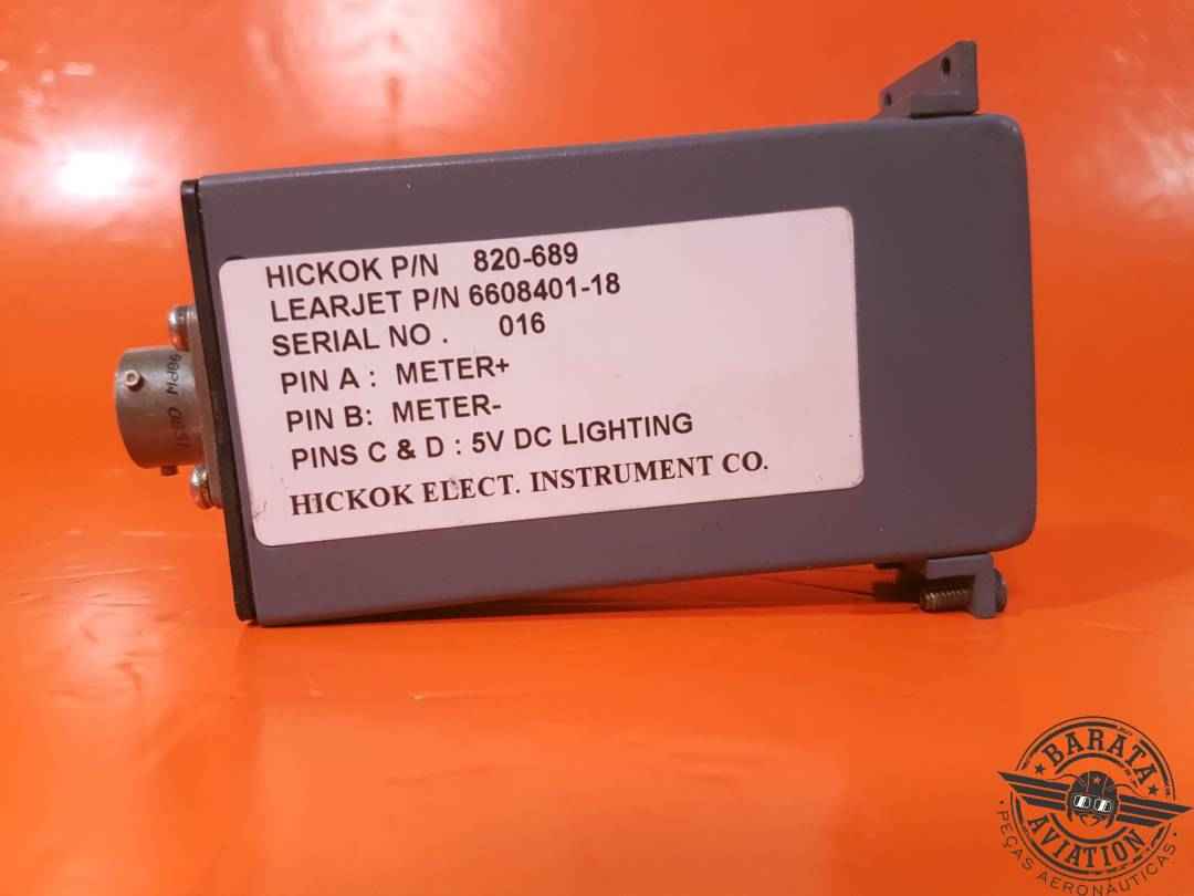 BOMBARDIER DC VOLTMETER  P/N: 6608401-18