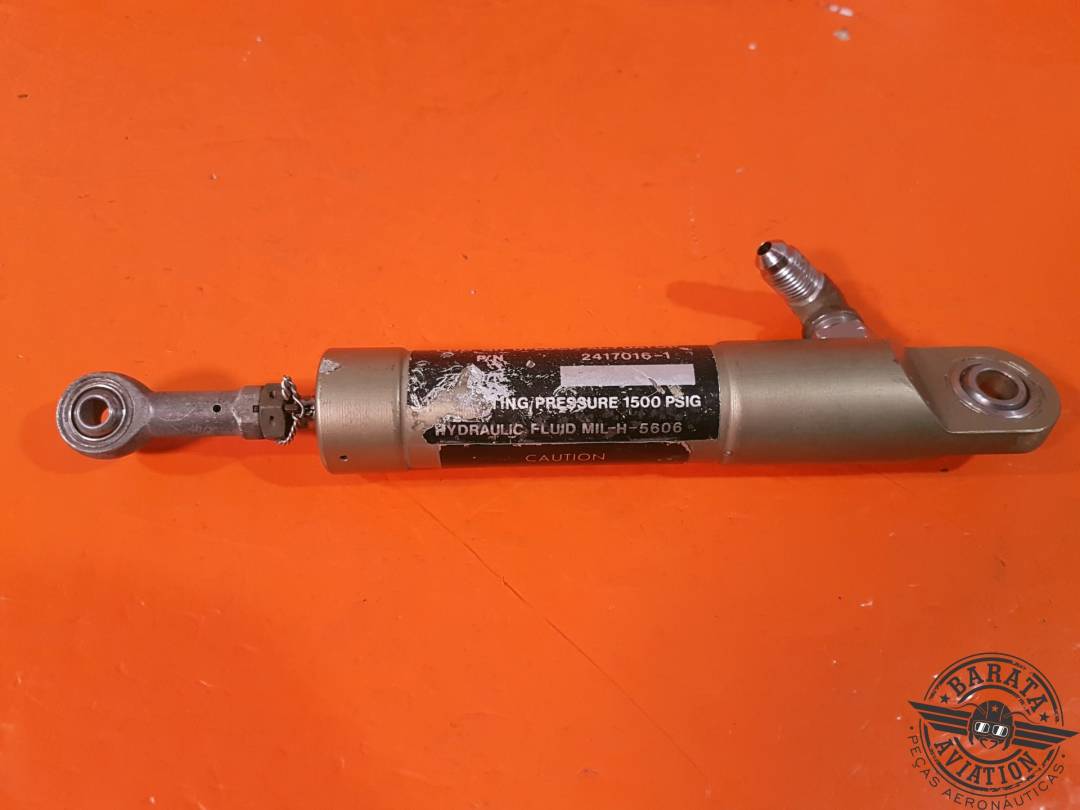 BOMBARDIER LANDING GEAR UPLOCK ACTUATOR  OPERATING PRESSURE 1500 PSIG P/N: 2417016-1