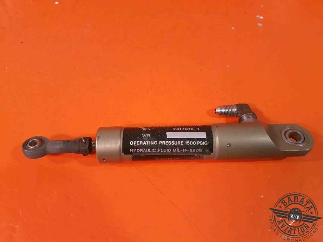 BOMBARDIER LANDING GEAR UPLOCK ACTUATOR  OPERATING PRESSURE 1500 PSIG P/N: 2417016-1