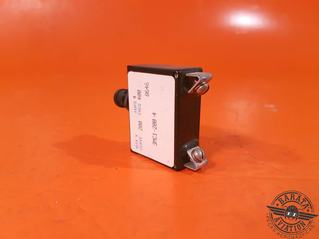 DISYUNTOR BOMBARDIER DE 4 AMPERIOS N.° DE PARTE: 3MC1-200-4