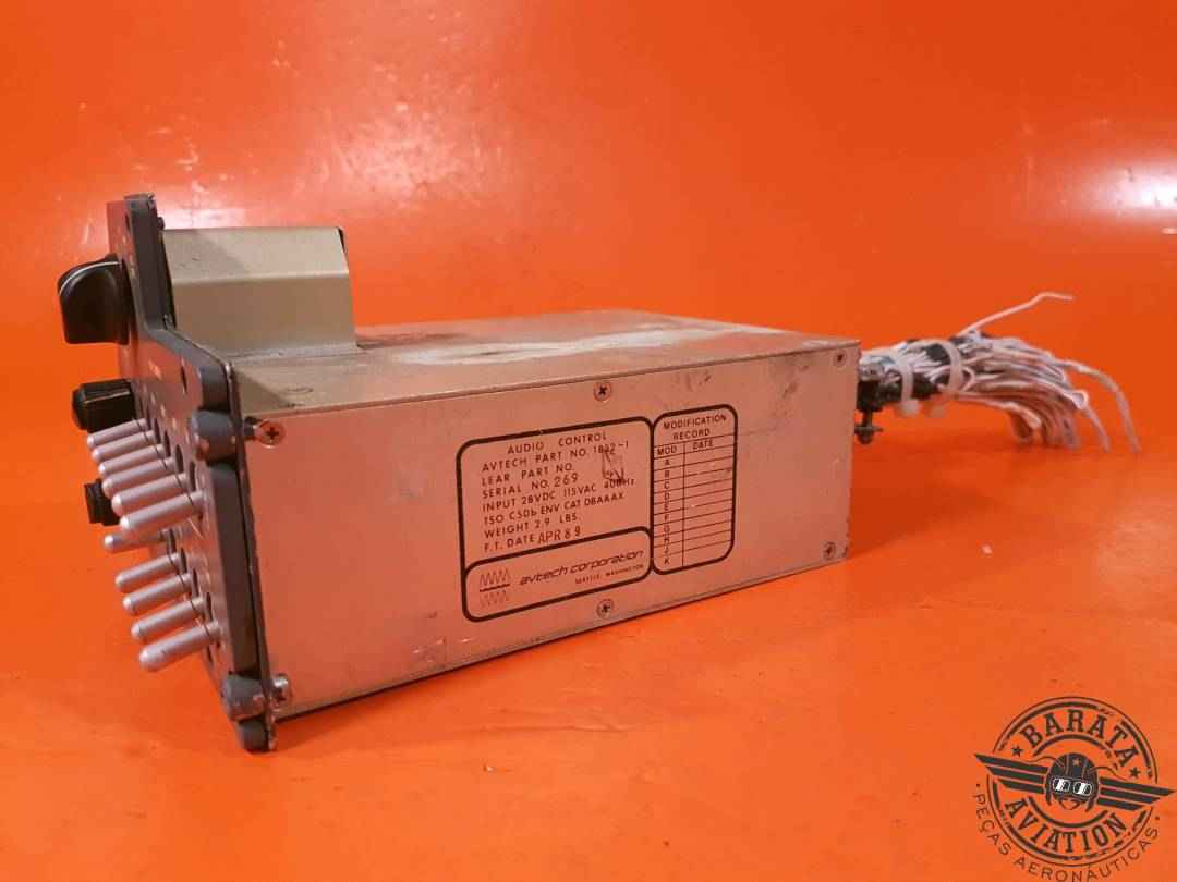 AVTECH CORPORATION AUDIO CONTROL  P/N: 1852-1