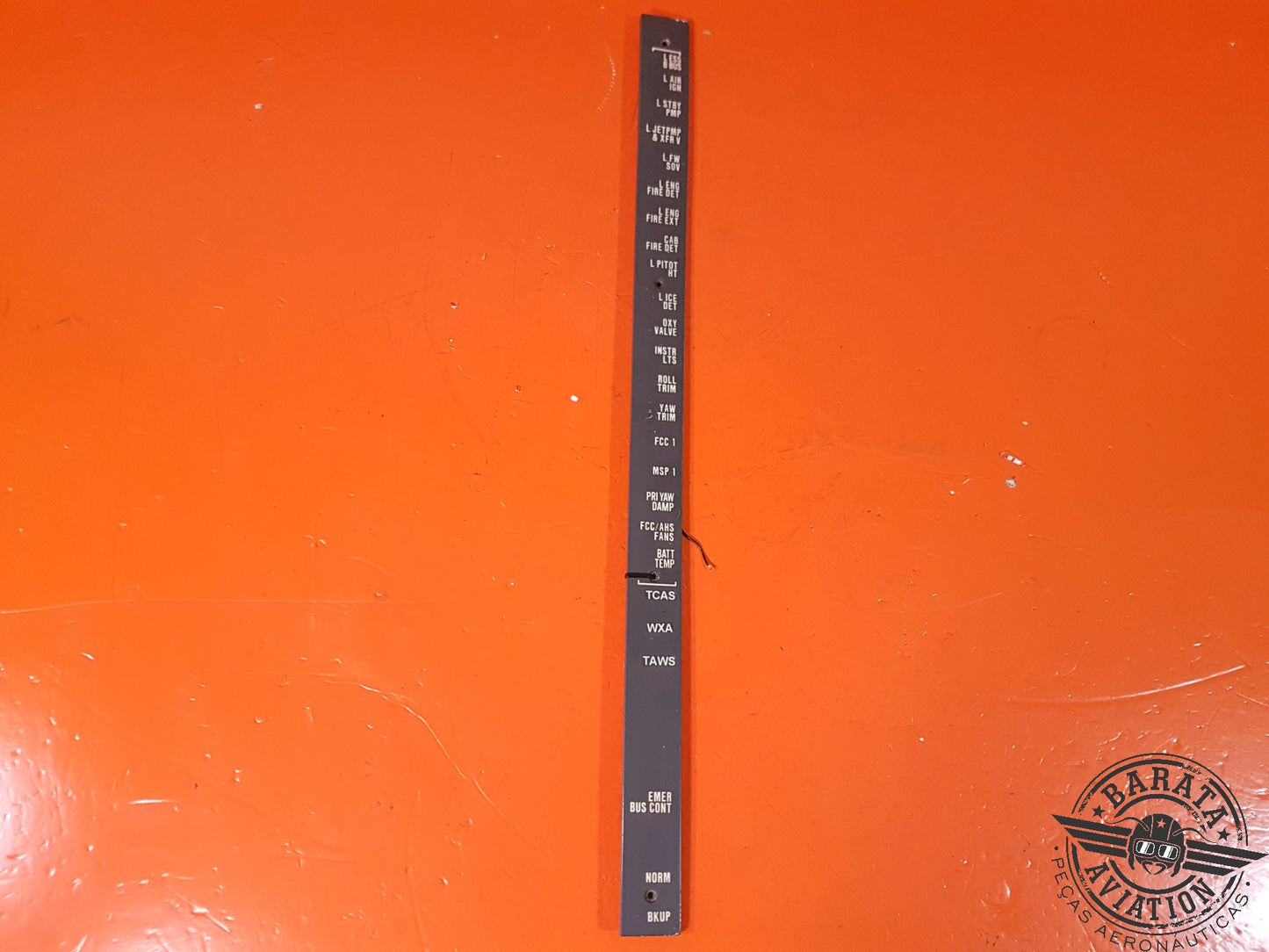 PANEL CIRCUIT BRAKER ILLUMINATED PANEL 115V 400HZ P/N: 5508817-137-7 