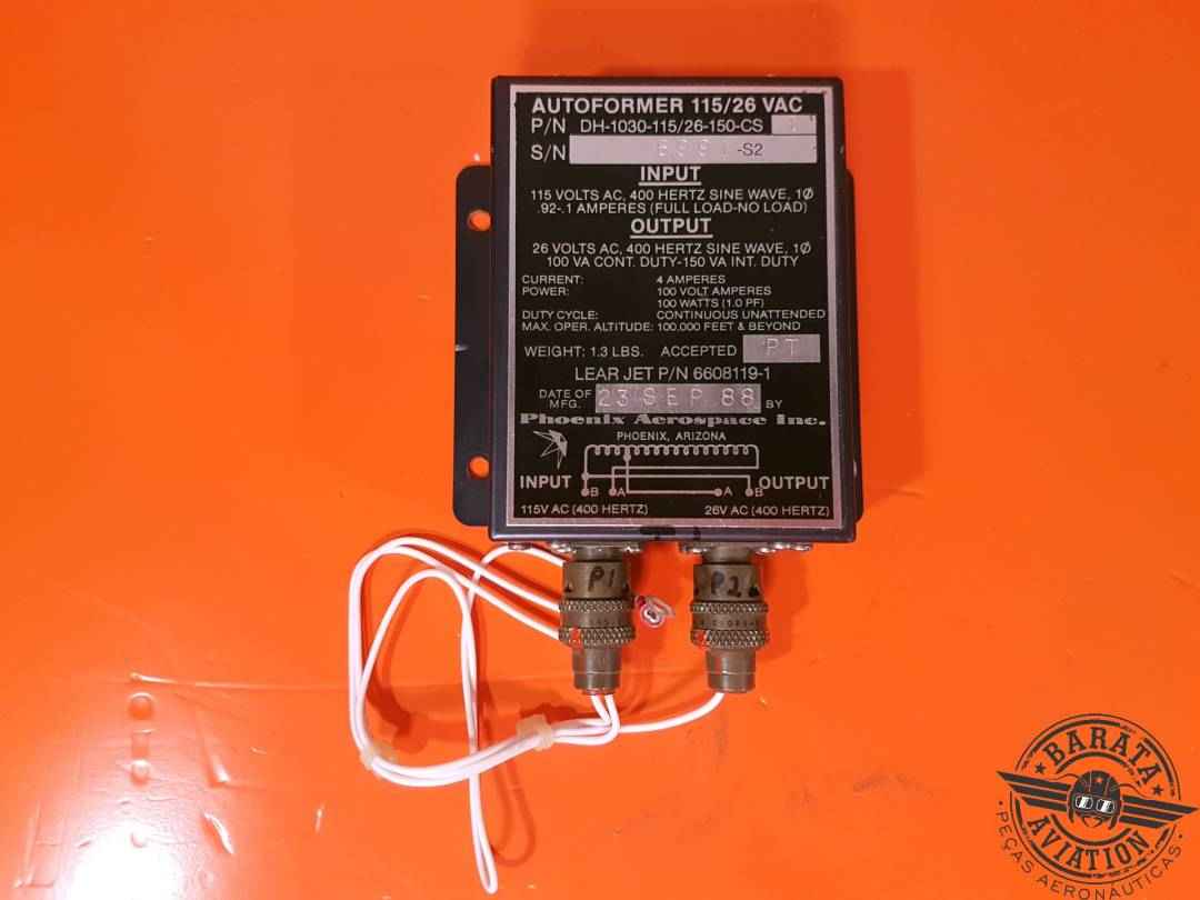 PHOENIX/LEARJET AUTOFORMER PN: DH-1030-115/26-150-CS 