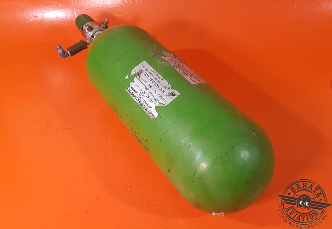 B/E AEROSPACE OXYGEN CYLINDER ASSEMBLY P/N 176182-02 