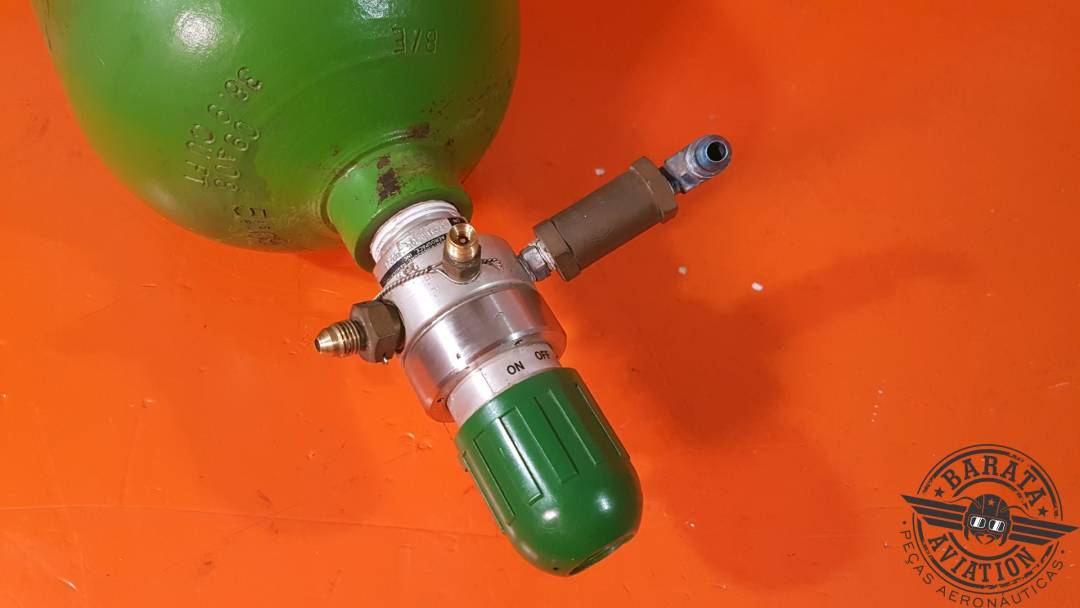 B/E AEROSPACE OXYGEN CYLINDER ASSEMBLY P/N 176182-02 