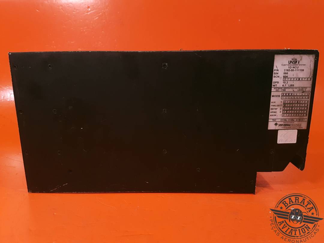 UNIVERSAL AVIONICS UNS-1D FMS FLIGHT MANAGEMENT SYSTEM P/N: 1192-00-111106