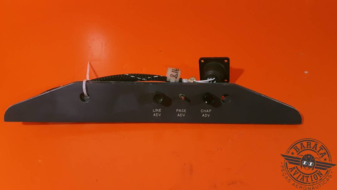 PANEL DE CONTROL DE LISTA DE VERIFICACIÓN DE GATES LEARJET P/N: 5489230-21-621 