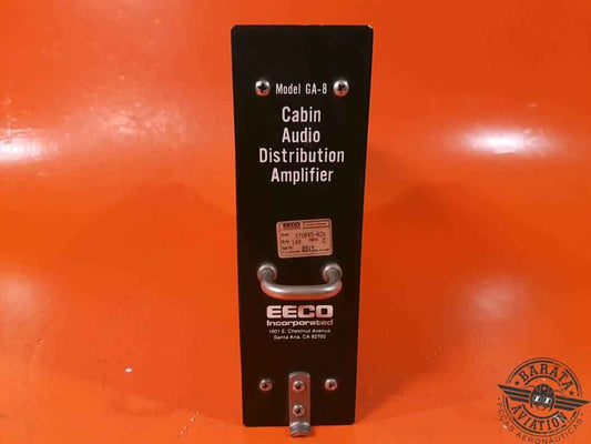 EECO INCORPORATED GA-8 CABIN AUDIO DISTRIBUTION AMPLIFIER  P/N: 170845-A26