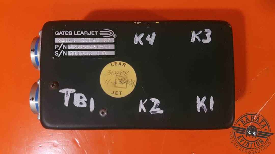 GATES LEARJET RELAY BOX ASSY  P/N: T3688237-24