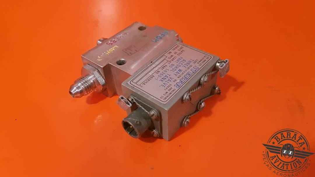 STERER/LEARJET THREE WAY VALVE ALCOHOL TANK  P/N : 56360-1