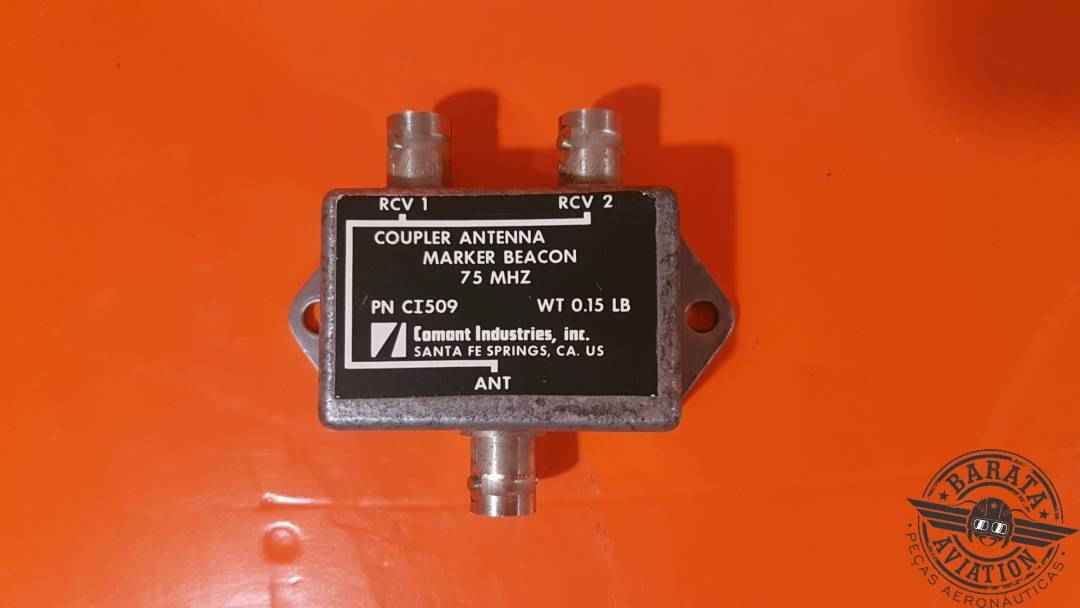 COMANT INDUSTRIES COUPLER ANTENNA  MARKER BACON; 75 MHZ P/N: CI509