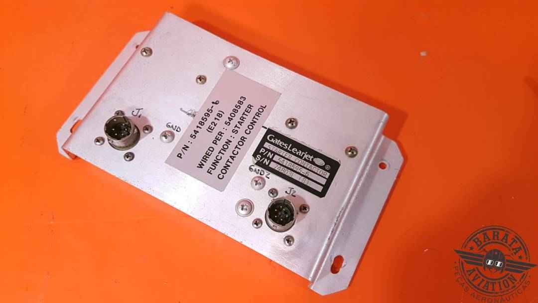 GATES LEARJET STARTER CONTACTOR CONTROL W/ CONNECTORS AND WIRING P/N: 5418595-6