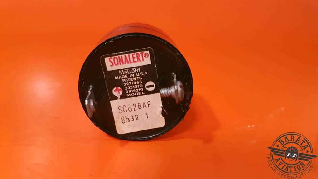 MALLORY SONALERT WARNING HORN  6/28 VDC P/N SC628AF