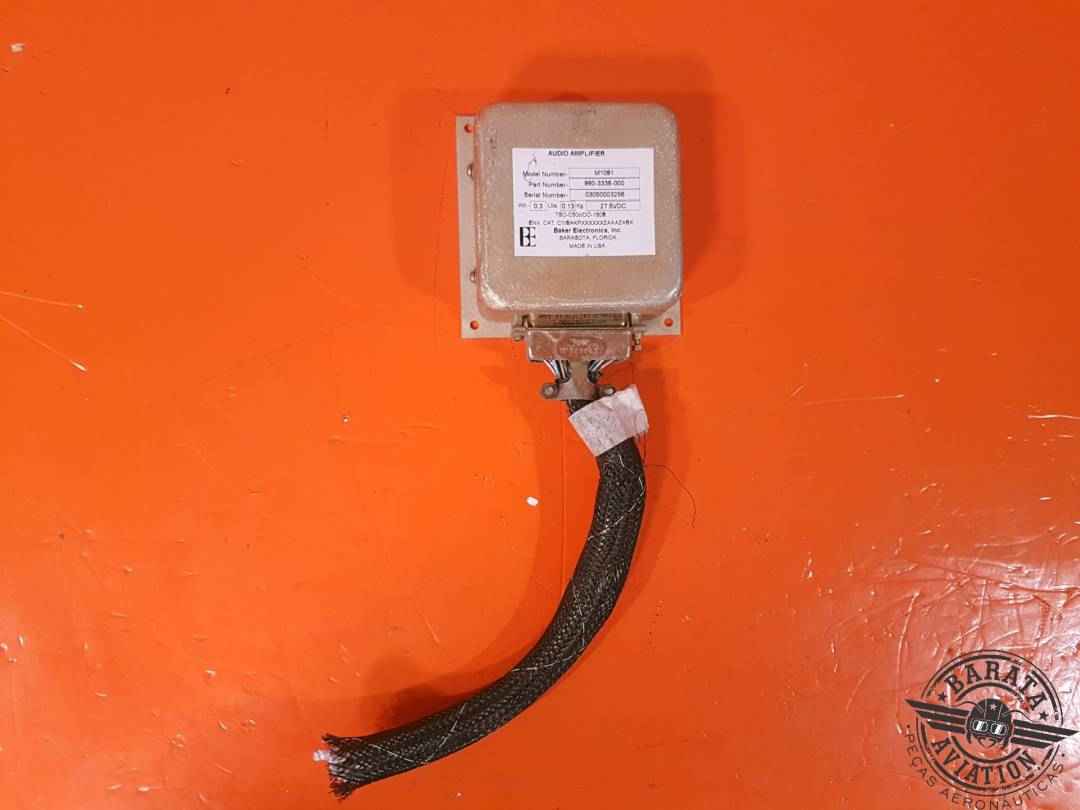 BAKER ELECTRONICS M1091 AUDIO AMPLIFIER  P/N: 990-3338-000