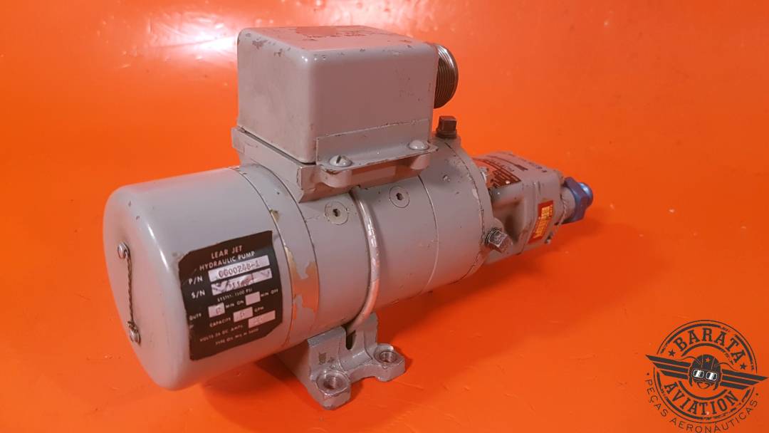 CONJUNTO DE BOMBA LEARJET HIDRÁULICA AUX 26 VCC N.° DE PUNTO: 6600248-1