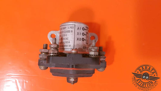RELÉ CUTLER HAMMER 50 AMP/28 VCC N.° de pieza 6041H201A