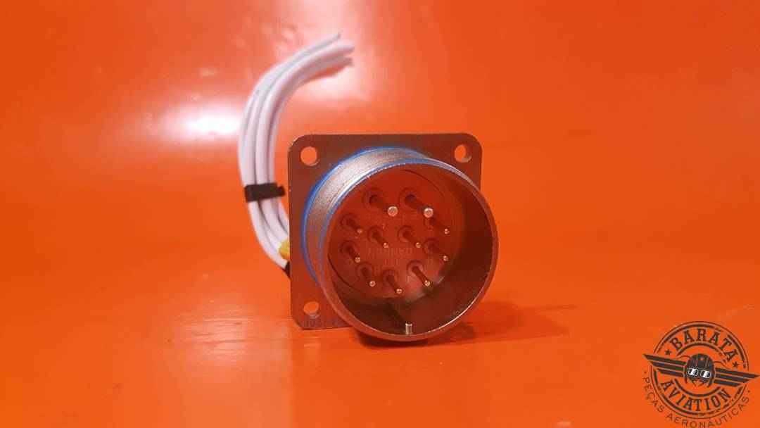 CIRCULAR CONNECTOR ASSY AMPHENOL W/ WIRING P/N: MS3106A24-10P