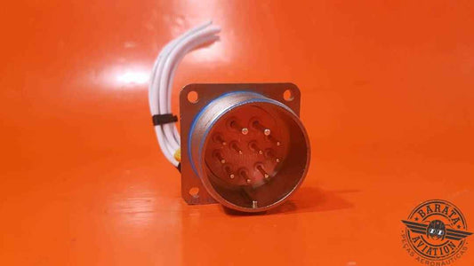 CIRCULAR CONNECTOR ASSY AMPHENOL W/ WIRING P/N: MS3106A24-10P