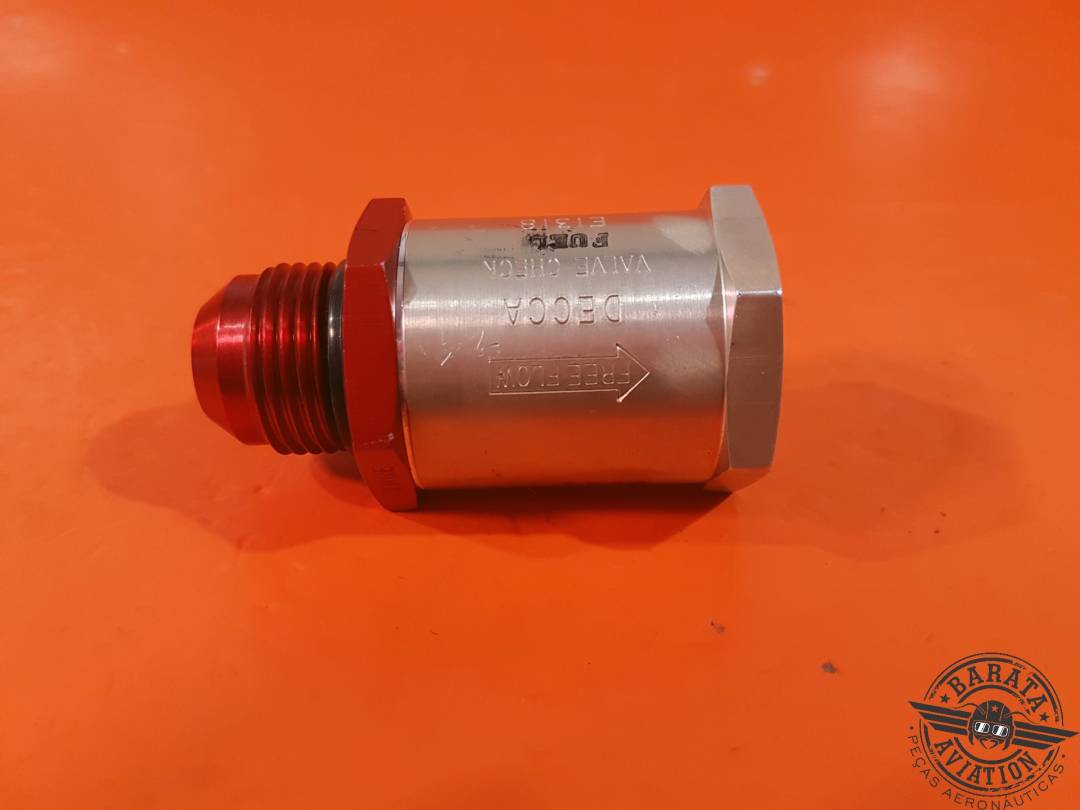 VÁLVULA DE RETENCIÓN DECCA SISTEMA DE COMBUSTIBLE N.° DE PARTE: E1318