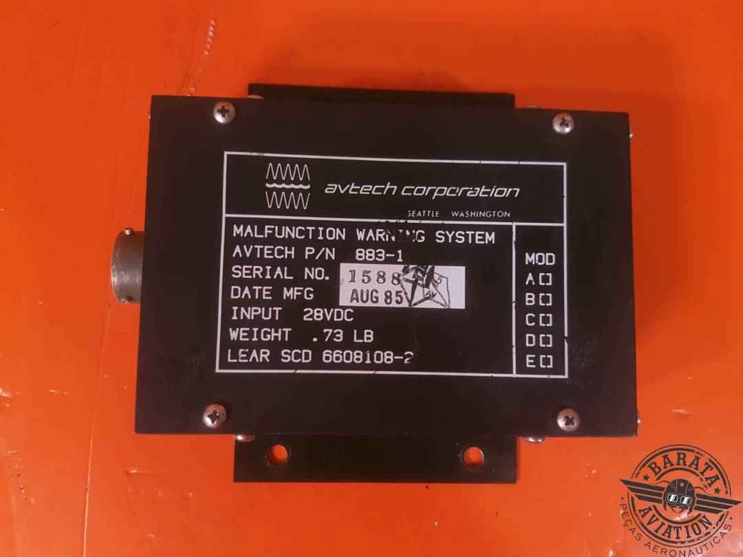 AVTECH MALFUNCTION WARNING SYSTEM P/N 883-1
