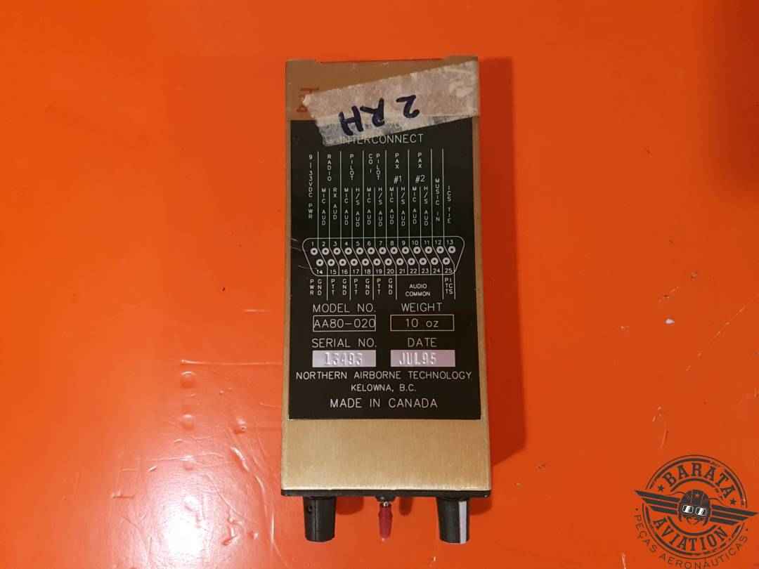 AA80-020 NORTHERN AIRBORNE INTERVOX/INTERCONNECT  28 VDC
