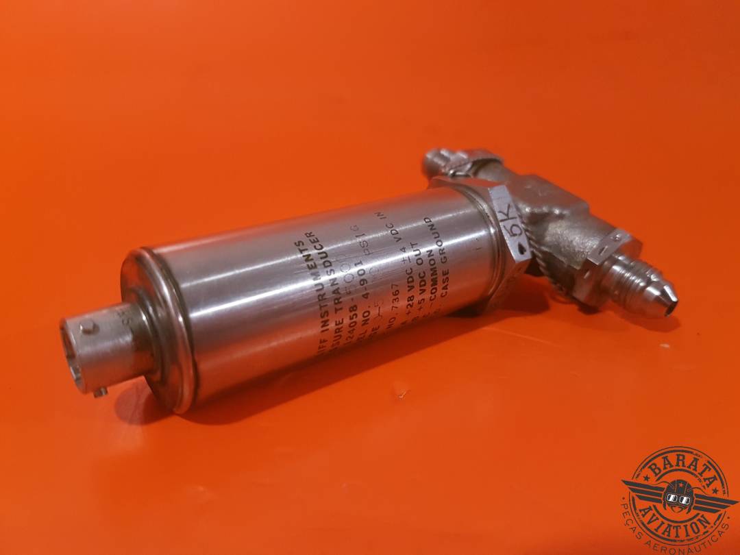 124058-5000 EDCLIFF PRESSURE TRANSDUCER  W/ CONNECTOR
