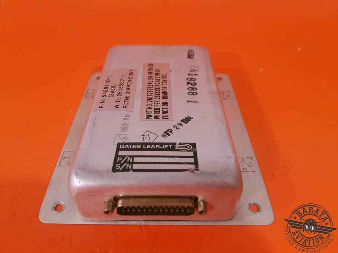 2AE194 GATES LEARJET DIMMER BOX  W/ CONNECTOR AND WIRING